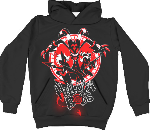 Kids' Hoodie 3D - АДСКИЙ БОСС / HELLUVA BOSS 3 - Mfest