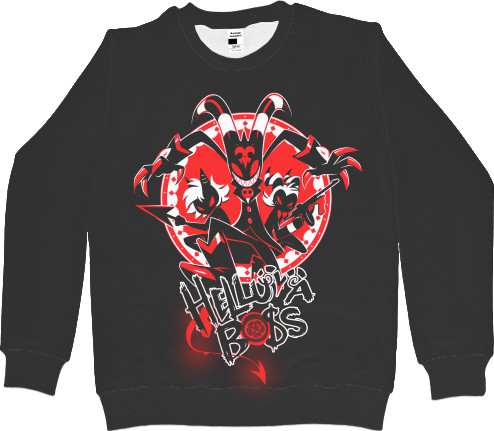 Women's Sweatshirt 3D - АДСКИЙ БОСС / HELLUVA BOSS 3 - Mfest