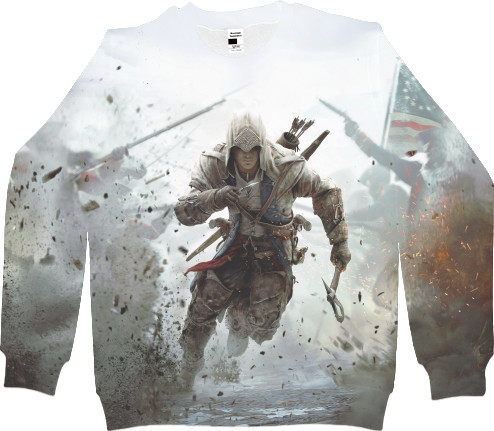 Women's Sweatshirt 3D - ASSASSIN`S CREED [25] - Mfest