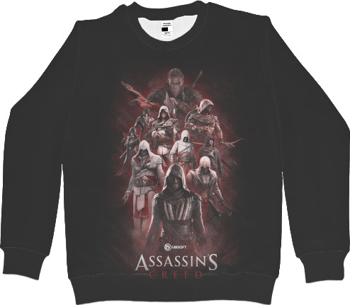 Women's Sweatshirt 3D - ASSASSIN`S CREED [24] - Mfest