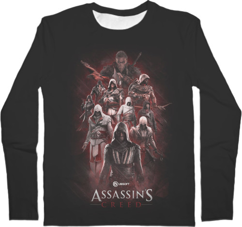 Men's Longsleeve Shirt 3D - ASSASSIN`S CREED [24] - Mfest