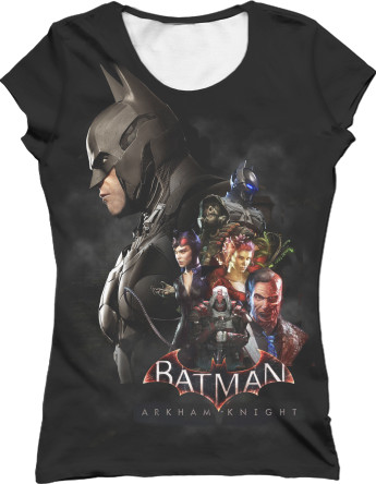 Women's T-Shirt 3D - BATMAN (GAME) - Mfest