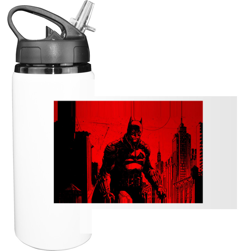 Бутылка для воды - BATMAN RED - Mfest