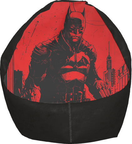 Крісло Груша - BATMAN RED - Mfest