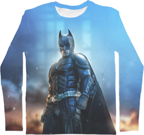 Men's Longsleeve Shirt 3D - BATMAN - Mfest