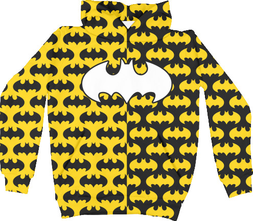 Kids' Hoodie 3D - BATMAN (LOGO 1) - Mfest