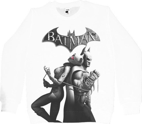 Свитшот 3D Женский - Batman: Arkham City (4) - Mfest