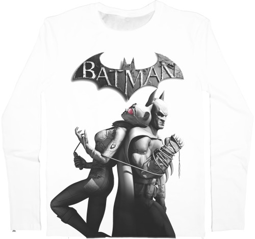 Men's Longsleeve Shirt 3D - Batman: Arkham City (4) - Mfest