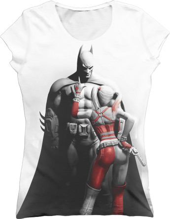 Women's T-Shirt 3D - Batman: Arkham City (2) - Mfest