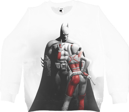 Women's Sweatshirt 3D - Batman: Arkham City (2) - Mfest