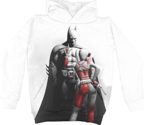 Unisex Hoodie 3D - Batman: Arkham City (2) - Mfest