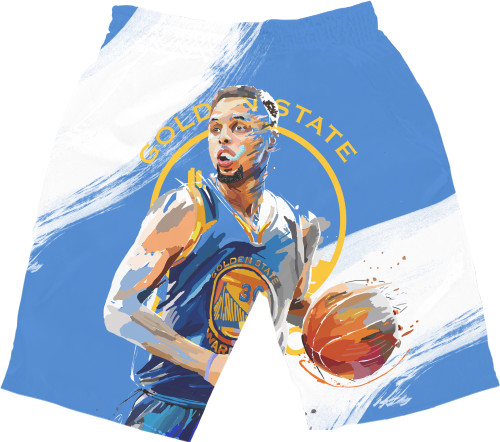 Kids' Shorts 3D - GOLDEN STATE WARRIORS [GSW] (2) - Mfest