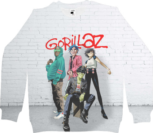 Men's Sweatshirt 3D - Gorillaz (2) - Mfest