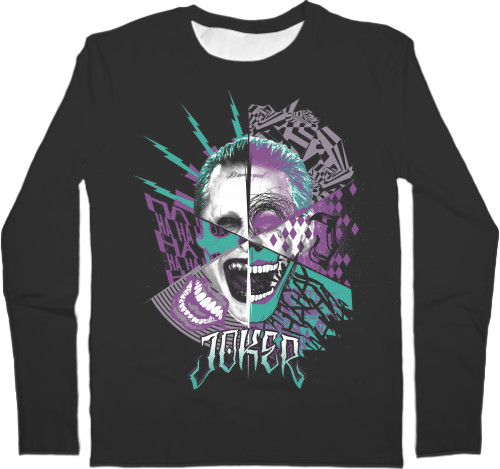 Kids' Longsleeve Shirt 3D - СМЕХ ДЖОКЕРА (ОТРЯД САМОУБИЙЦ) - Mfest