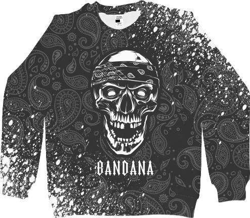 Men's Sweatshirt 3D - BANDANA (7) - Mfest