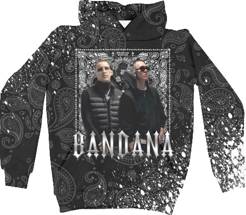 Unisex Hoodie 3D - BANDANA (6) - Mfest