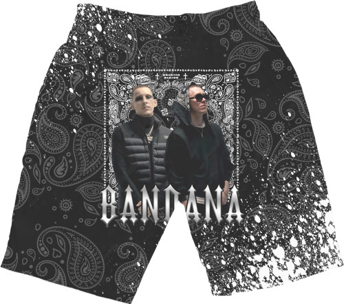 Kids' Shorts 3D - BANDANA (6) - Mfest