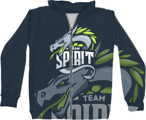 Unisex Zip-through Hoodie 3D - Team Spirit (2) - Mfest