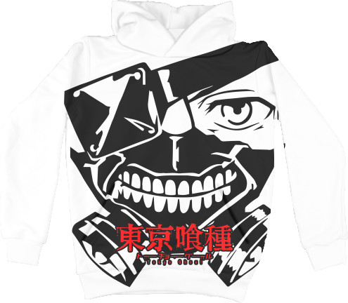 Unisex Hoodie 3D - ТОКИЙСКИЙ ГУЛЬ (18) - Mfest