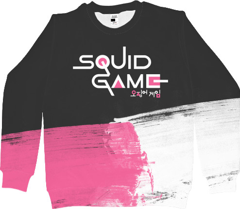 Women's Sweatshirt 3D - Игра в кальмара (Squid Game) 9 - Mfest