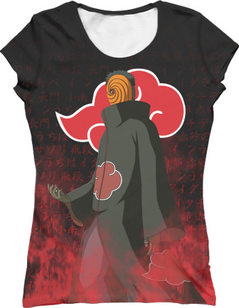 Women's T-Shirt 3D - TOBI (AKATSUKI) - Mfest