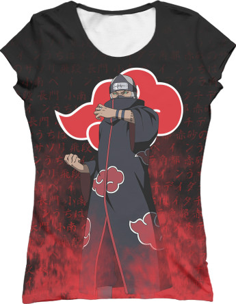 Women's T-Shirt 3D - Kakuzu (AKATSUKI) - Mfest