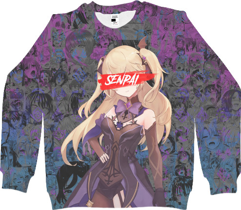 Men's Sweatshirt 3D - Fischl (Senpai) - Mfest