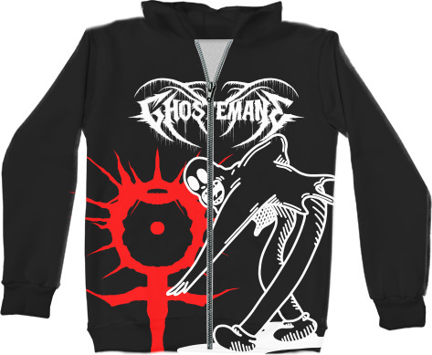 Unisex Zip-through Hoodie 3D - Ghostemane [8] - Mfest