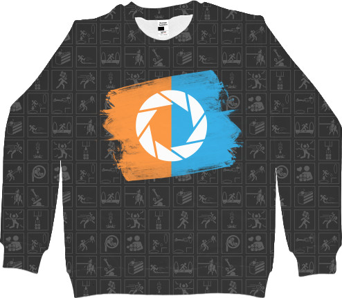 Women's Sweatshirt 3D - PORTAL 2 [17] - Mfest