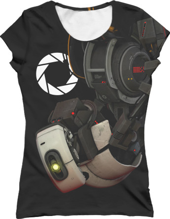 Women's T-Shirt 3D - PORTAL 2 [15] - Mfest