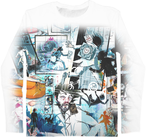 Men's Longsleeve Shirt 3D - PORTAL 2 [13] - Mfest