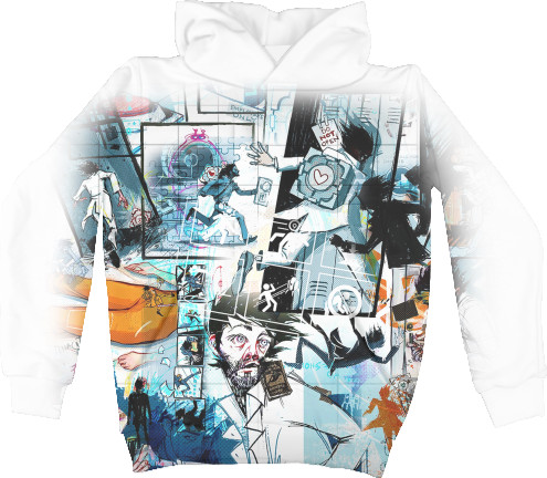 Unisex Hoodie 3D - PORTAL 2 [13] - Mfest