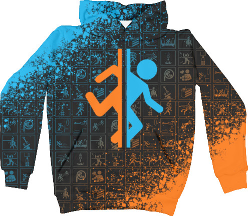 Unisex Hoodie 3D - PORTAL 2 [8] - Mfest