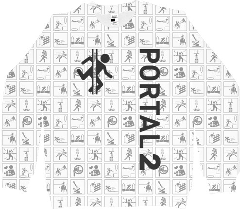 Men's Sweatshirt 3D - PORTAL 2 [9] - Mfest