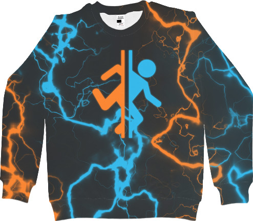 Women's Sweatshirt 3D - PORTAL 2 [12] - Mfest