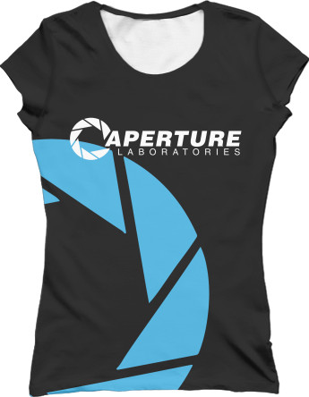 Women's T-Shirt 3D - PORTAL 2 [10] - Mfest