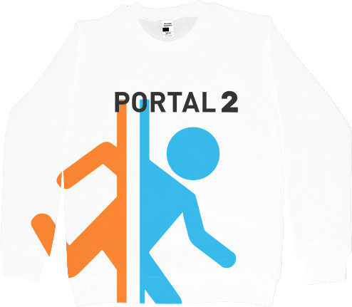 Свитшот 3D Женский - PORTAL 2 [11] - Mfest