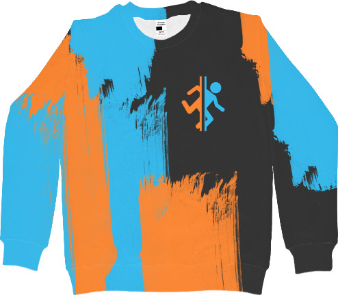 Women's Sweatshirt 3D - PORTAL 2 [5] - Mfest