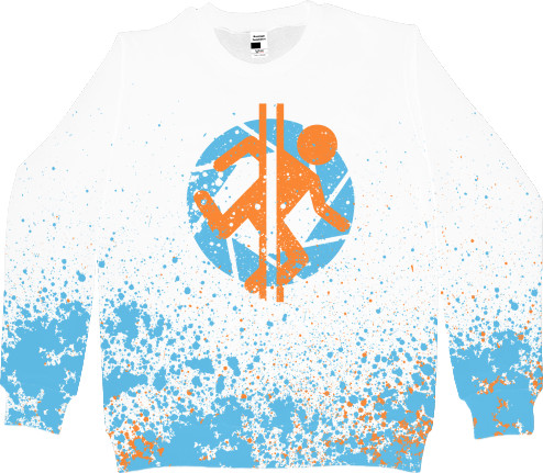 Men's Sweatshirt 3D - PORTAL 2 [6] - Mfest