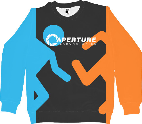 Men's Sweatshirt 3D - PORTAL 2 [4] - Mfest