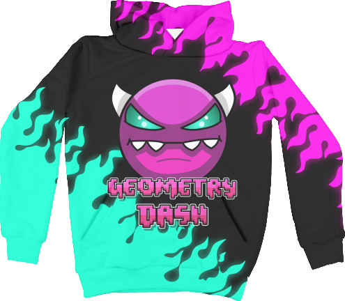 Kids' Hoodie 3D - Geometry Dash [14] - Mfest