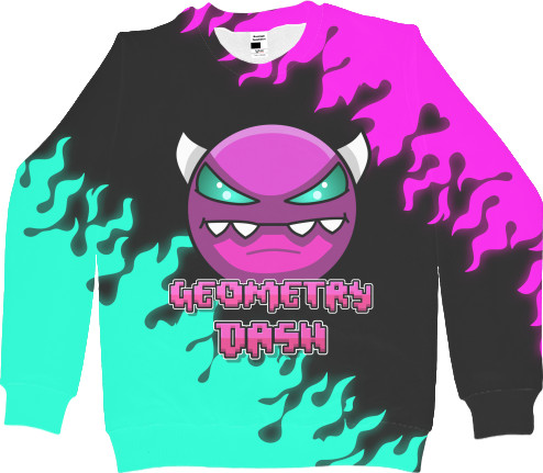 Men's Sweatshirt 3D - Geometry Dash [14] - Mfest