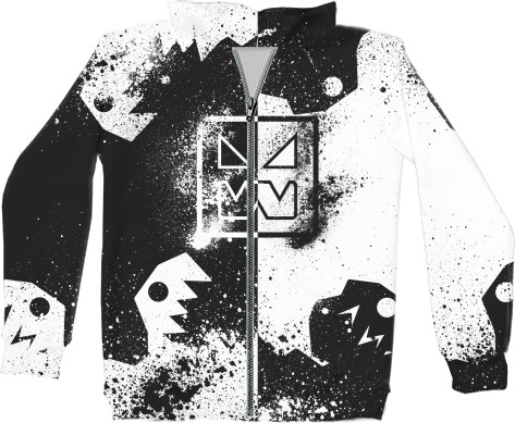 Unisex Zip-through Hoodie 3D - Geometry Dash [16] - Mfest