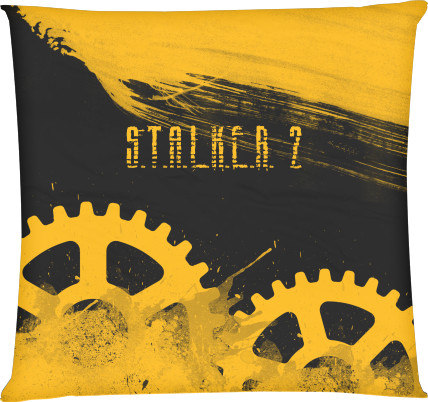 Square Throw Pillow - S.T.A.L.K.E.R. 2 | СТАЛКЕР 2 [3] - Mfest