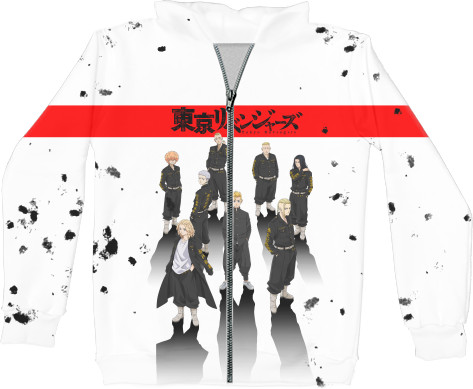 Unisex Zip-through Hoodie 3D - Токийские мстители / Tokyo Revengers [1] - Mfest