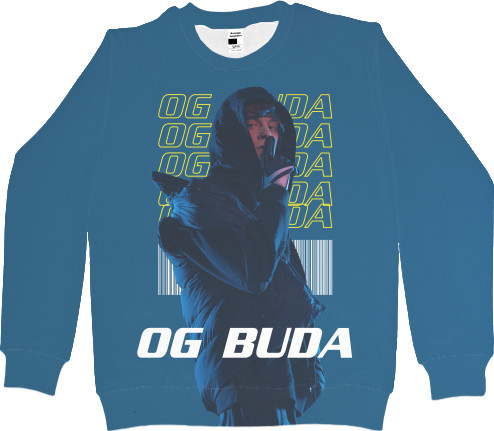 Men's Sweatshirt 3D - OG BUDA (2) - Mfest