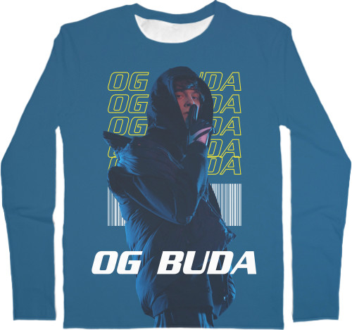 Men's Longsleeve Shirt 3D - OG BUDA (2) - Mfest