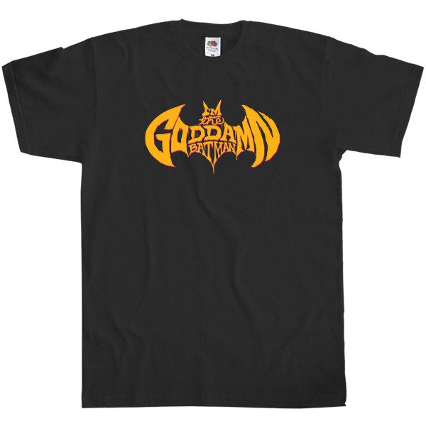 Men's T-Shirt Fruit of the loom - Goddamn batman - Mfest