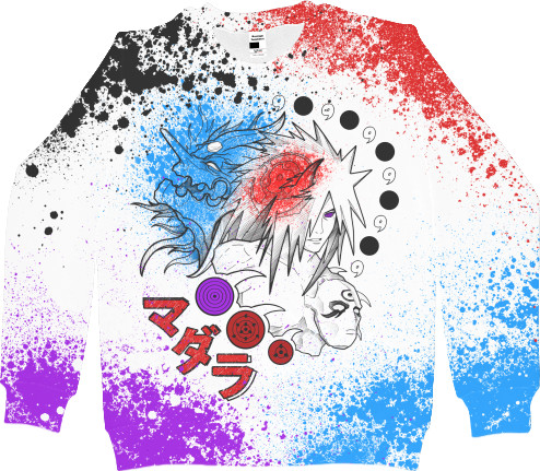 Women's Sweatshirt 3D - MADARA UCHIHA - Mfest