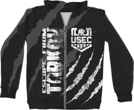 Unisex Zip-through Hoodie 3D - Escape From Tarkov [9] - Mfest